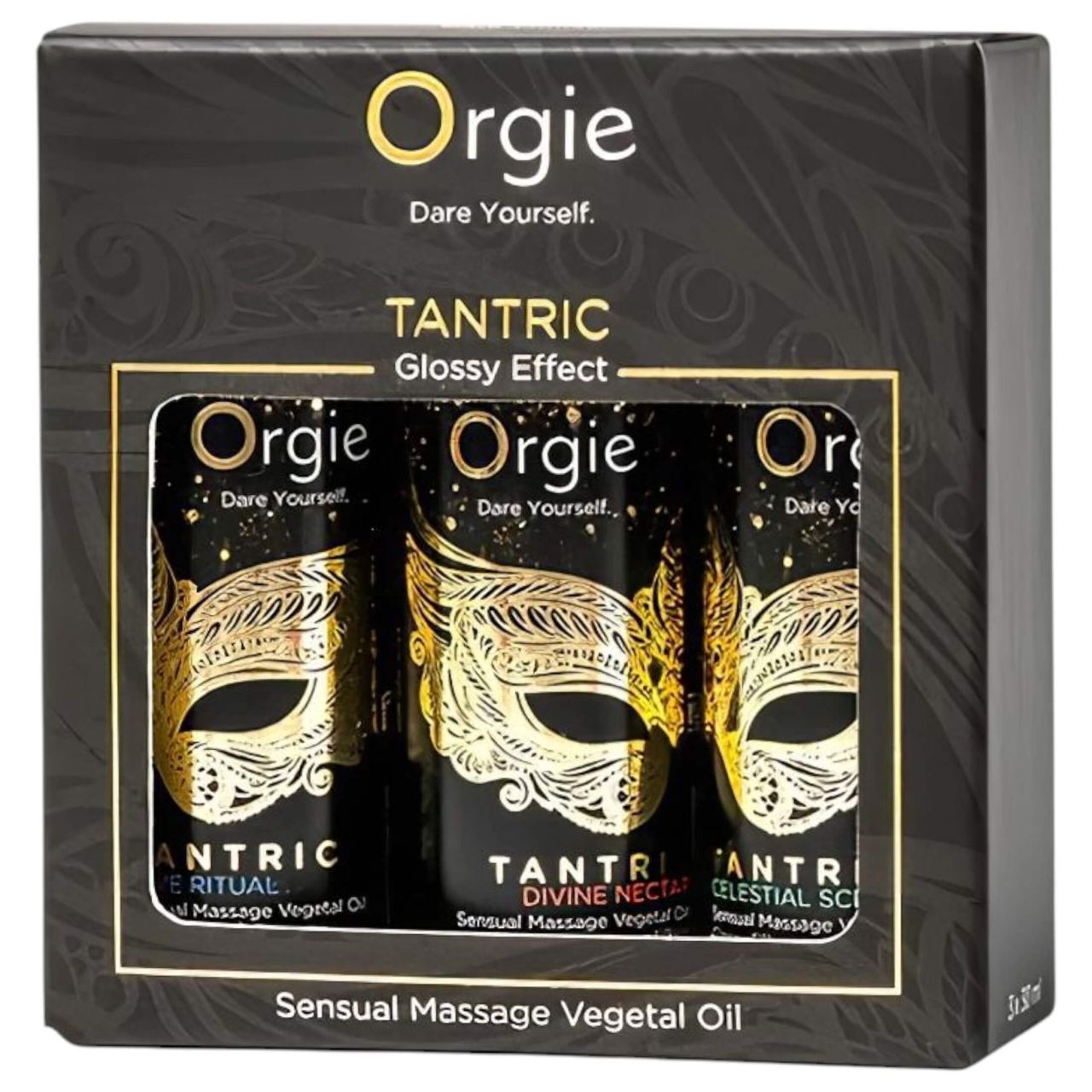 Orgie Tantric - érzéki masszázsolaj szett (3 × 30 ml)
