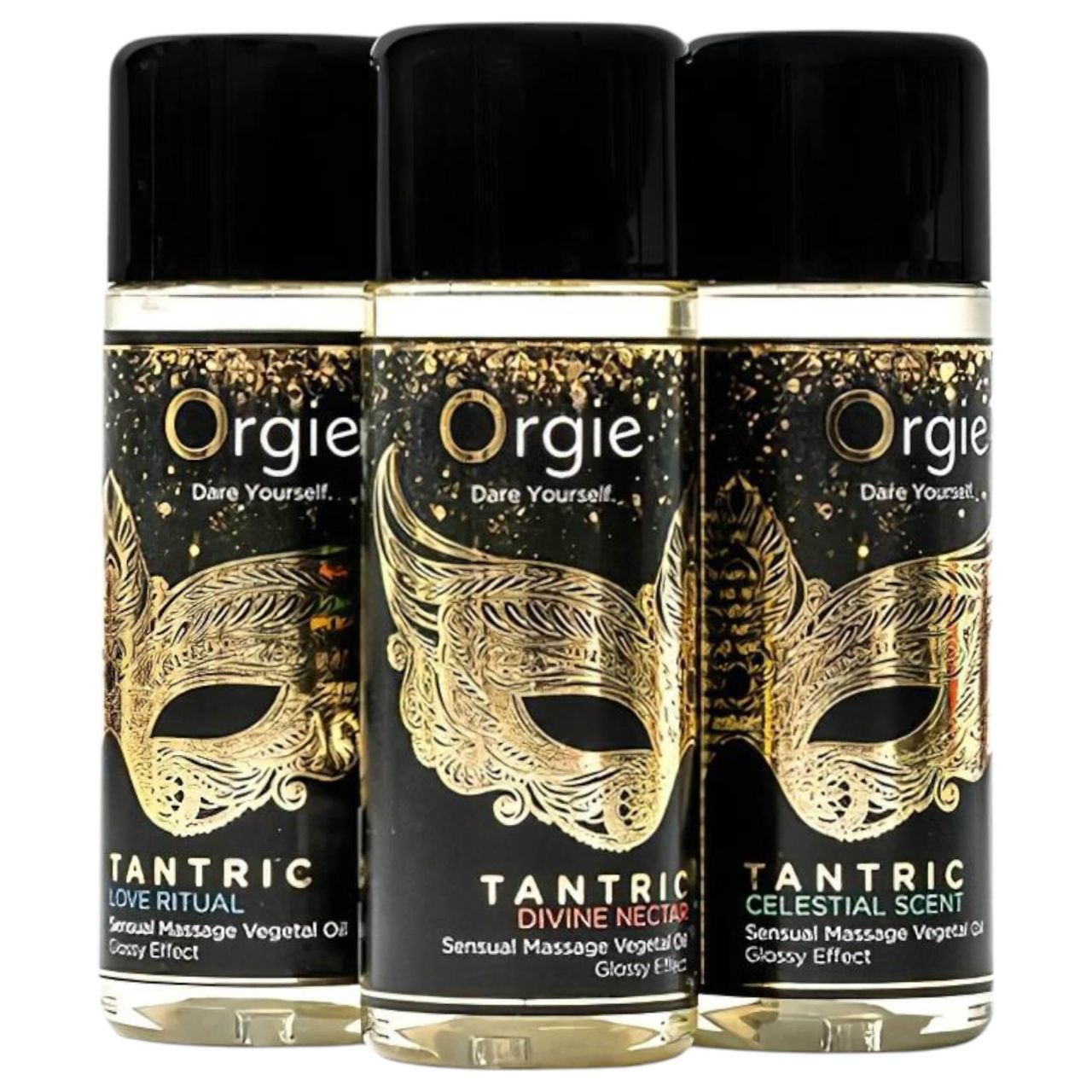 Orgie Tantric - érzéki masszázsolaj szett (3 × 30 ml)