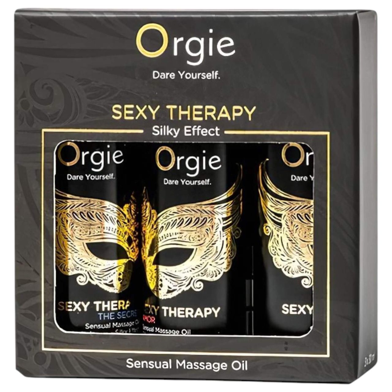 Orgie Sexy Therapy - érzéki masszázsolaj szett (3 × 30 ml)