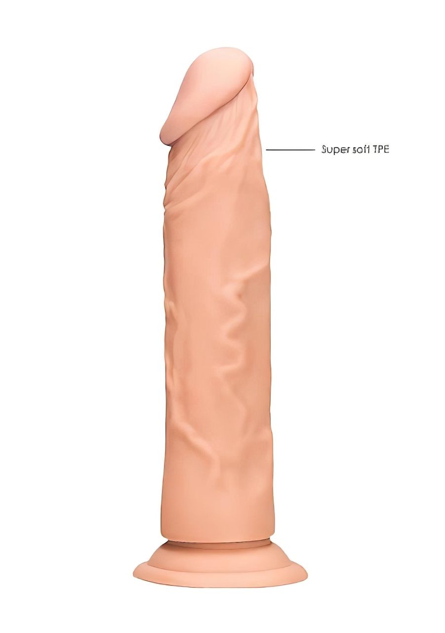 RealRock Dong 9 - élethű dildó (23 cm, testszínű)
