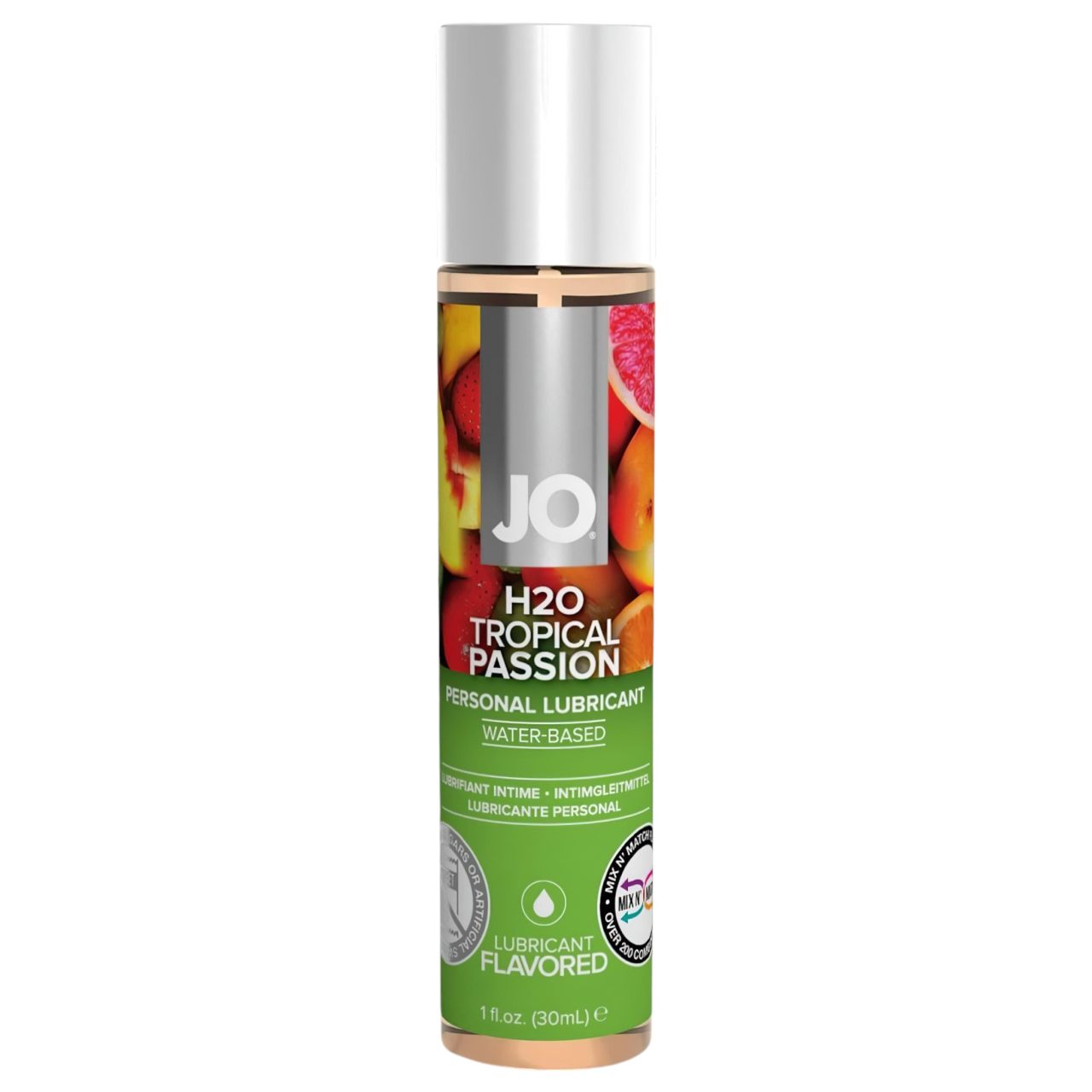 System JO - H2O trópusi gyümölcs - vízbázisú síkosító (30 ml)