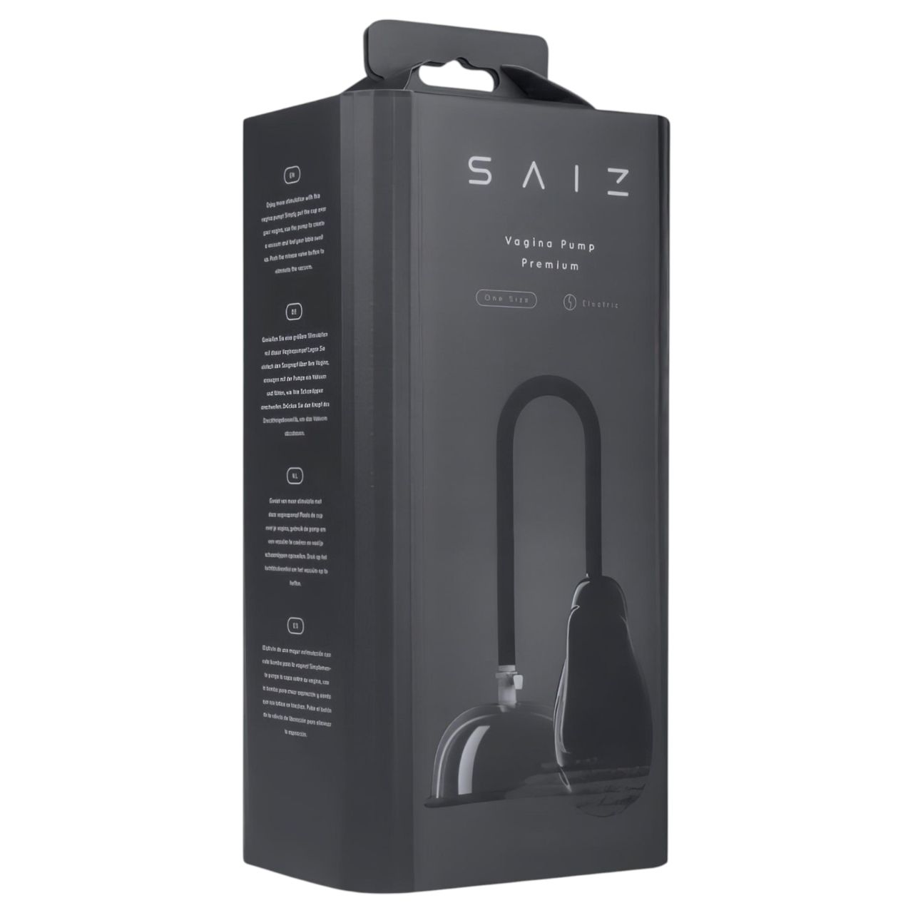 Saiz Premium - automata punci pumpa nőknek (átlátszó-fekete) Saiz Premium - automata punci pumpa nőknek (átlátszó-fekete)