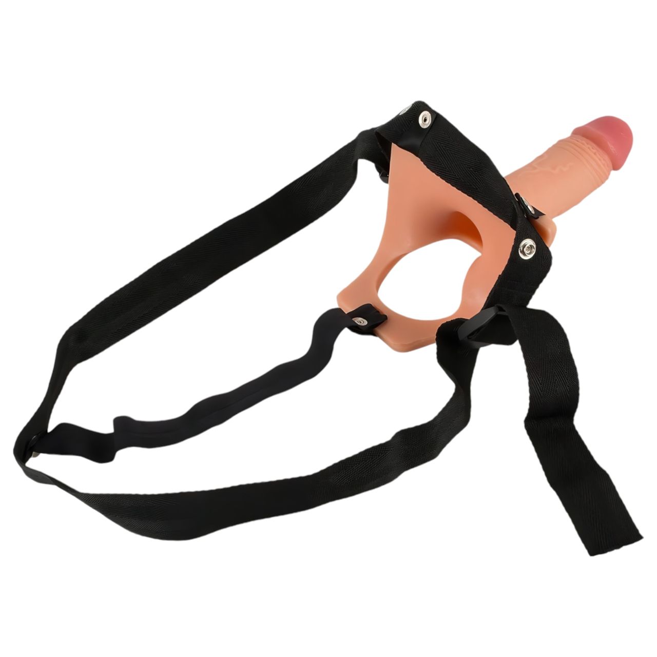 realistixxx Strap-on - felcsatolható, üreges dildó (testszínű) realistixxx Strap-on - felcsatolható, üreges dildó (testszínű)