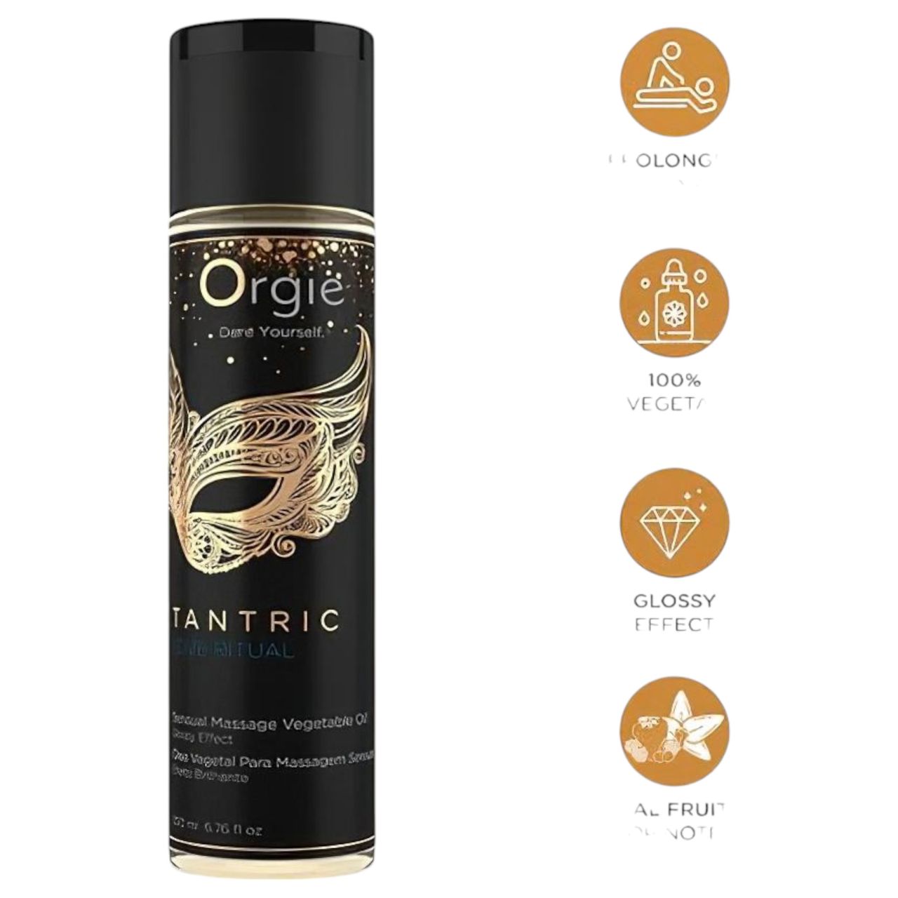 Orgie Tantric Love - érzéki masszázsolaj (200 ml)