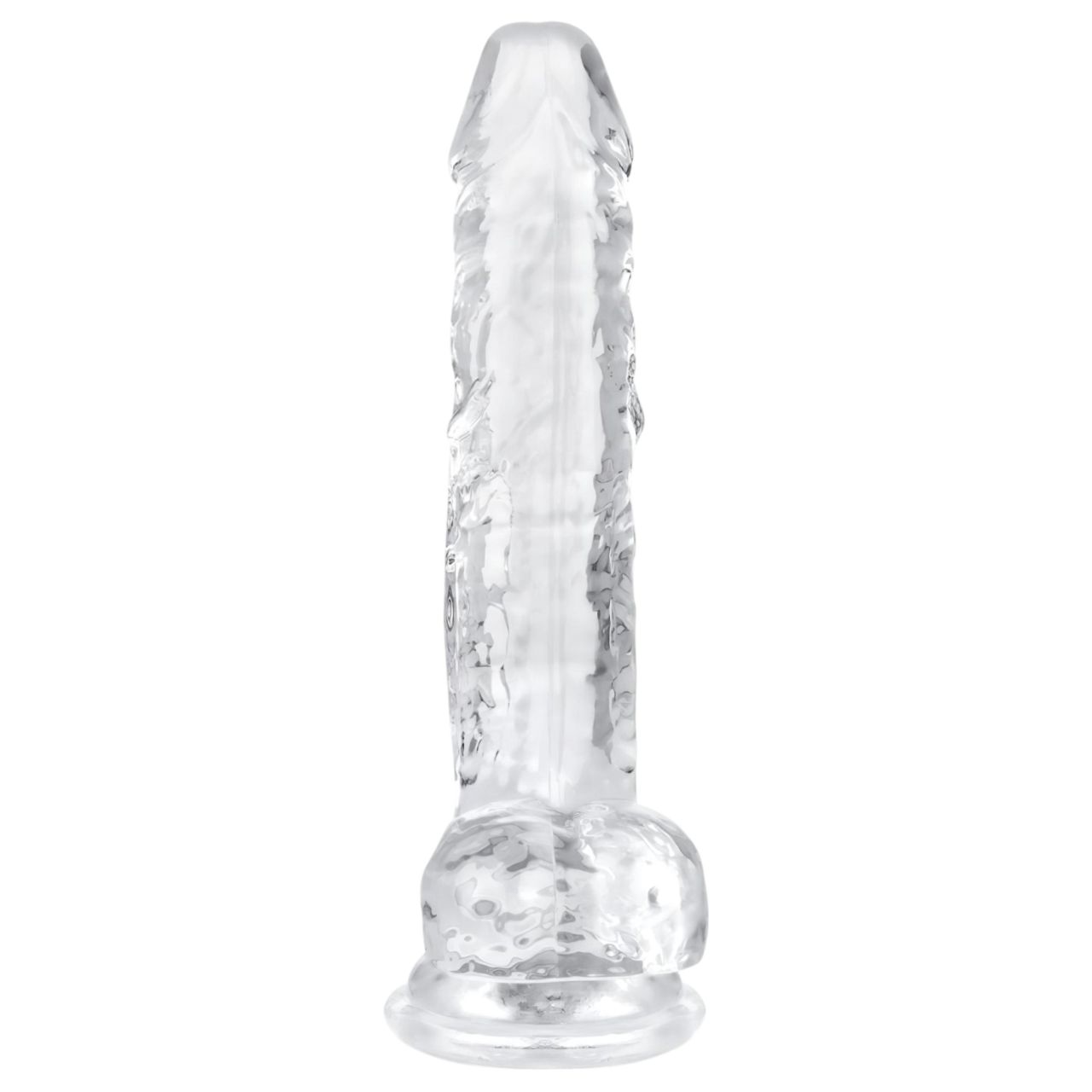 EasyToys - herés dildó - 17 cm (átlátszó) EasyToys - herés dildó - 17 cm (átlátszó)