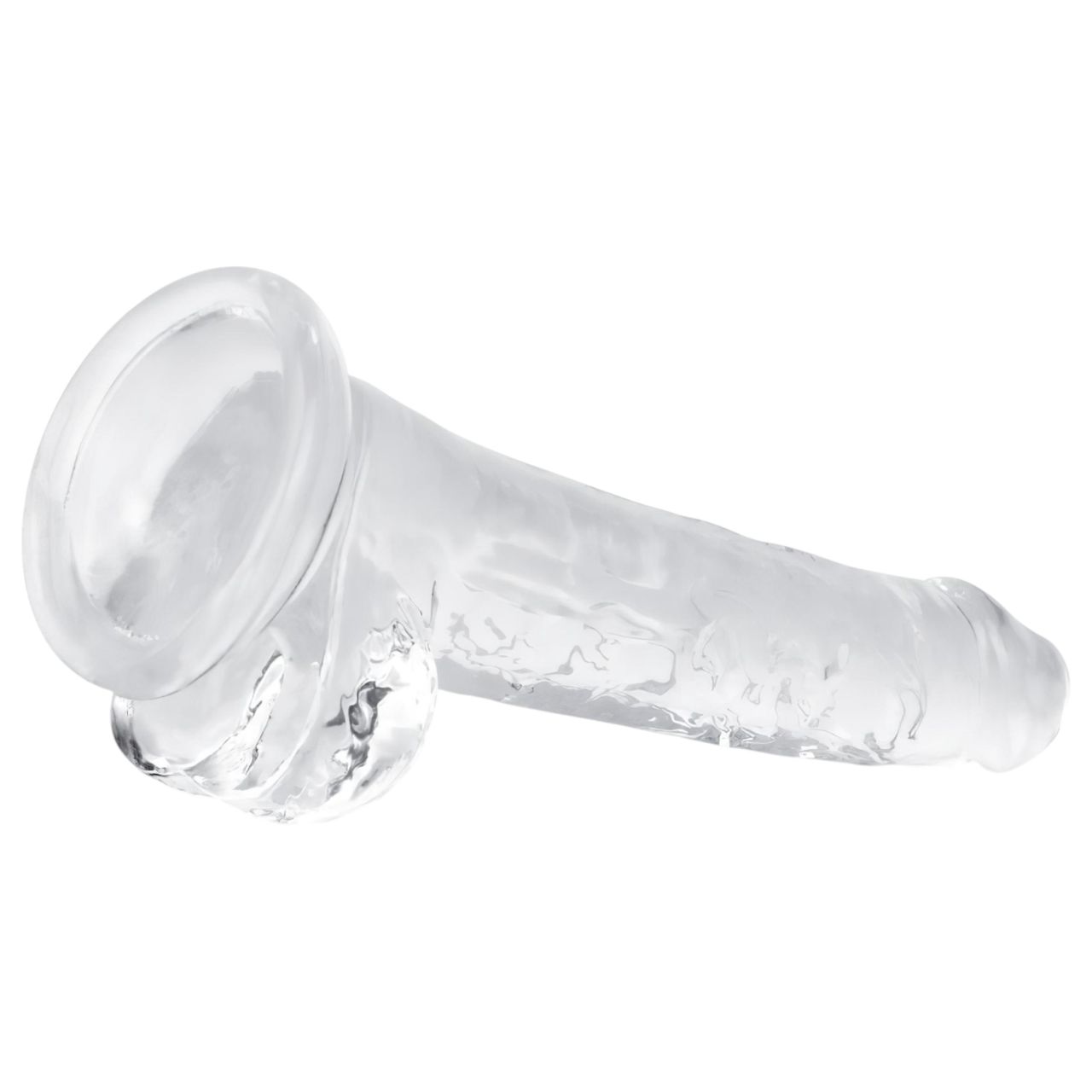 EasyToys - herés dildó - 17 cm (átlátszó) EasyToys - herés dildó - 17 cm (átlátszó)
