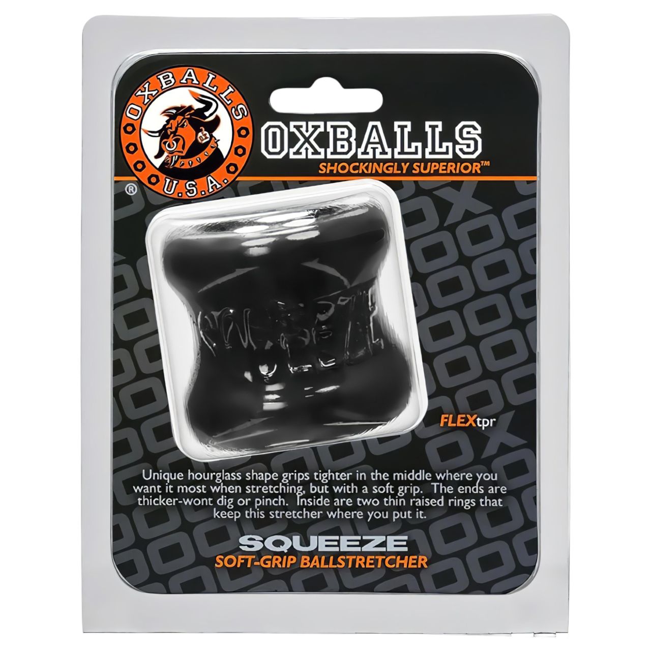 OXBALLS - here nyújtó heregyűrű (fekete) OXBALLS - here nyújtó heregyűrű (fekete)