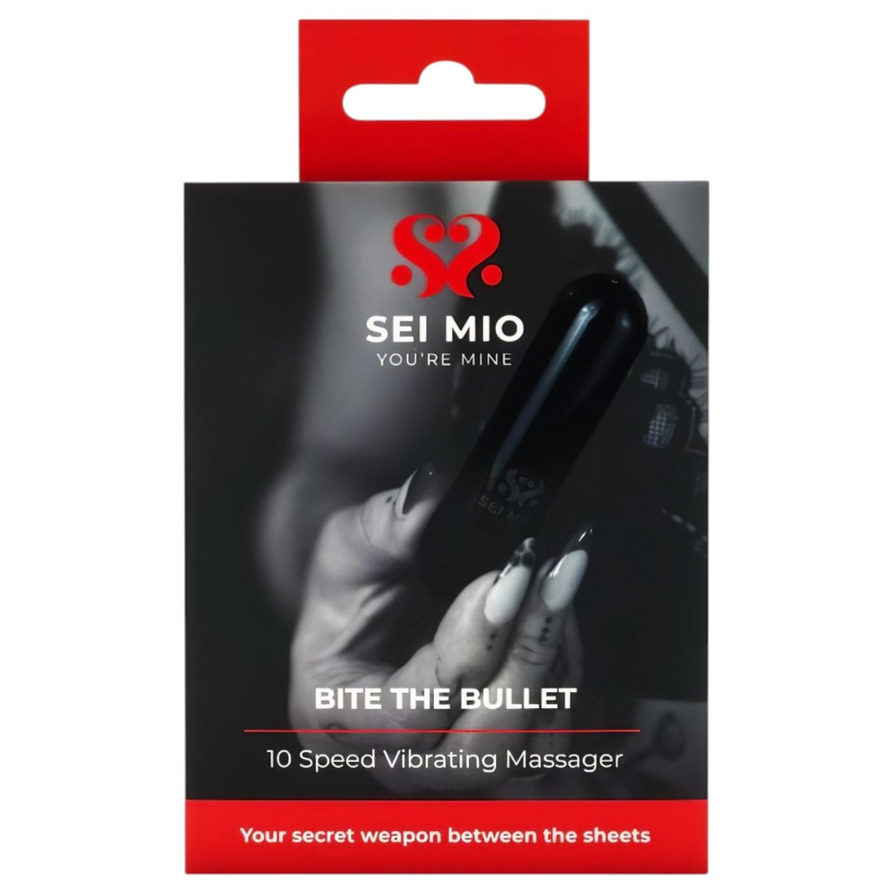 Sei Mio - halk, diszkrét mini vibrátor (fekete) Sei Mio - halk, diszkrét mini vibrátor (fekete)
