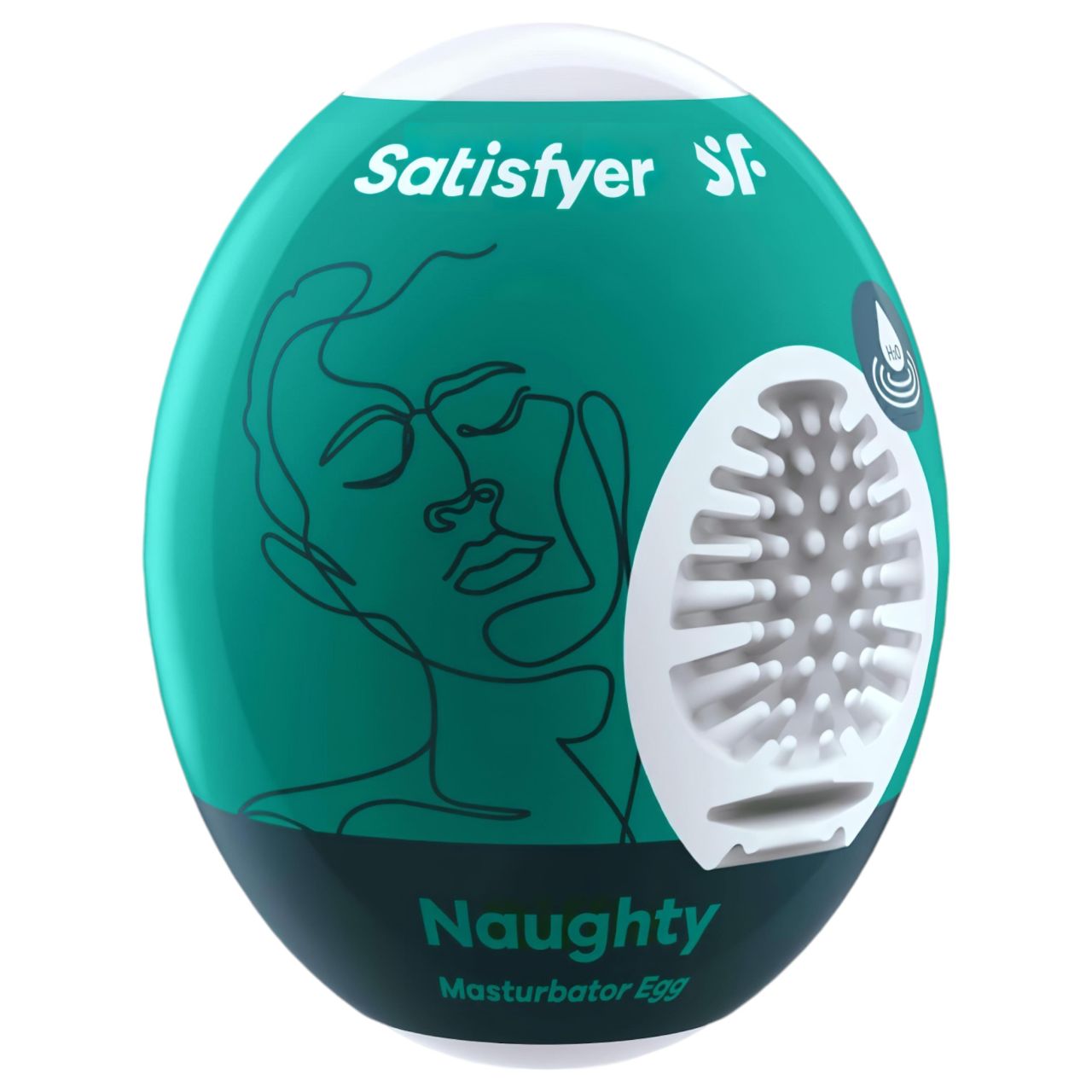 Satisfyer Egg Naughty - tojás maszturbátor (1 db) Satisfyer Egg Naughty - tojás maszturbátor (1 db)