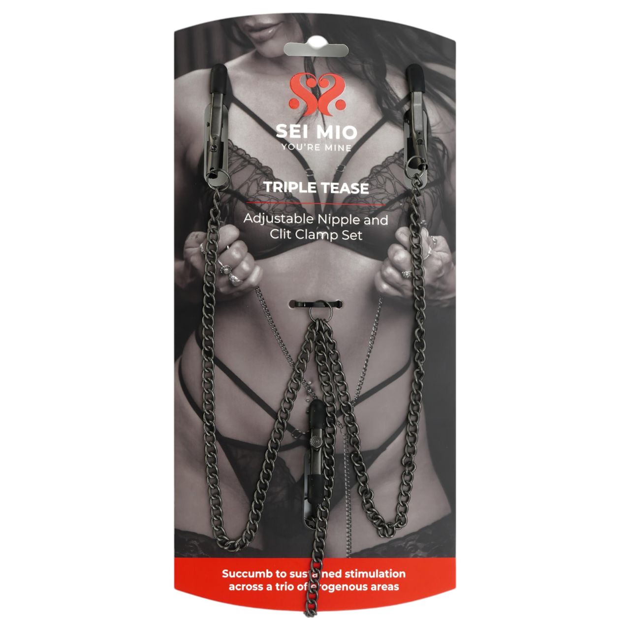 Sei Mio - bimbó és szemérem ajak csipesz (ezüst)
