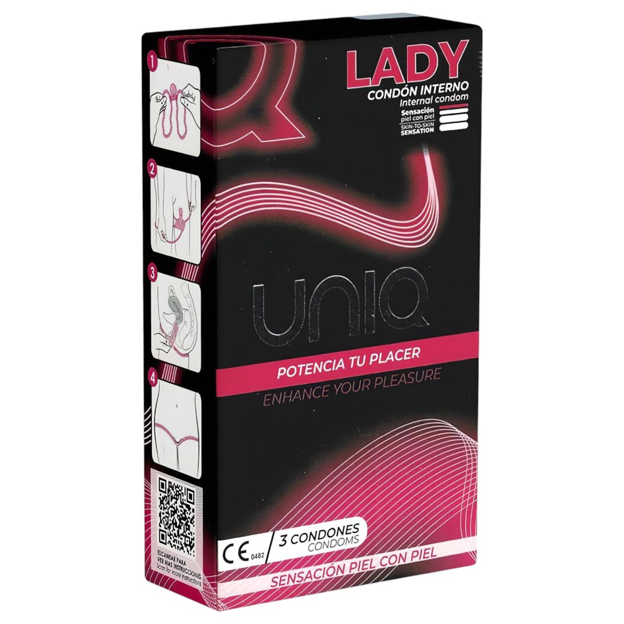 Uniq Lady - női óvszer (3 db) Uniq Lady - női óvszer (3 db)
