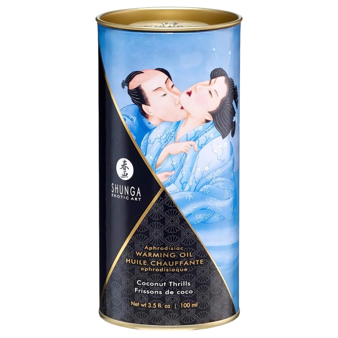 Shunga - melegítő masszázsolaj - kókusz (100 ml)