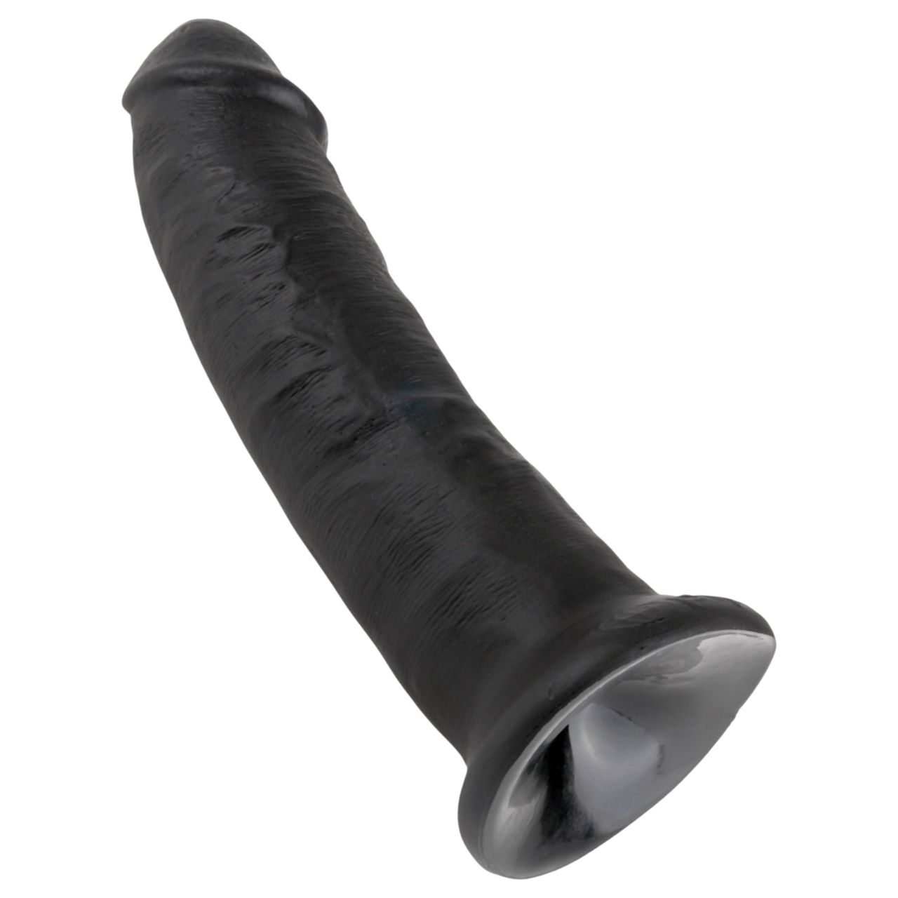 King Cock 9 - tapadótalpas dildó (fekete) King Cock 9 - tapadótalpas dildó (fekete)