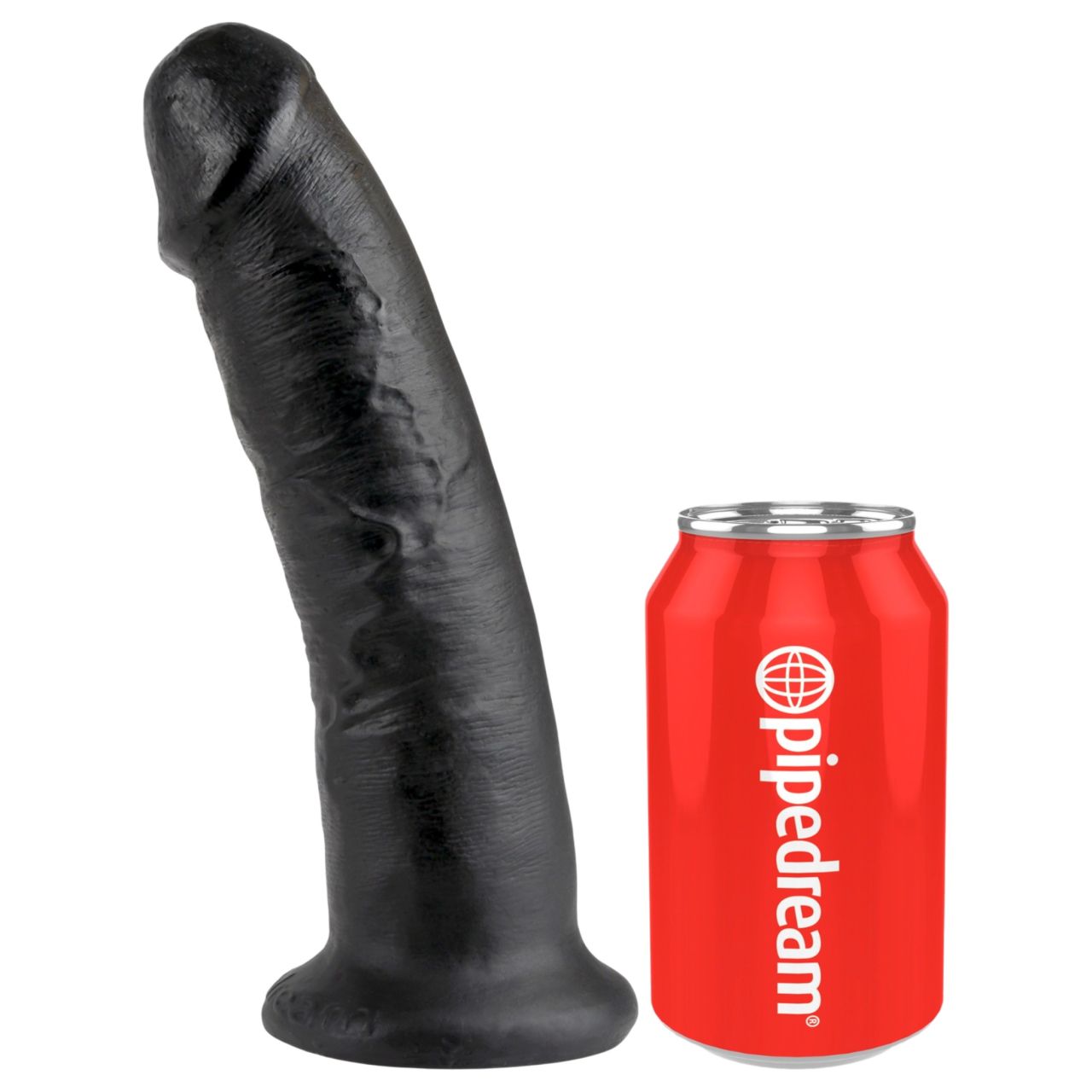King Cock 9 - tapadótalpas dildó (fekete) King Cock 9 - tapadótalpas dildó (fekete)
