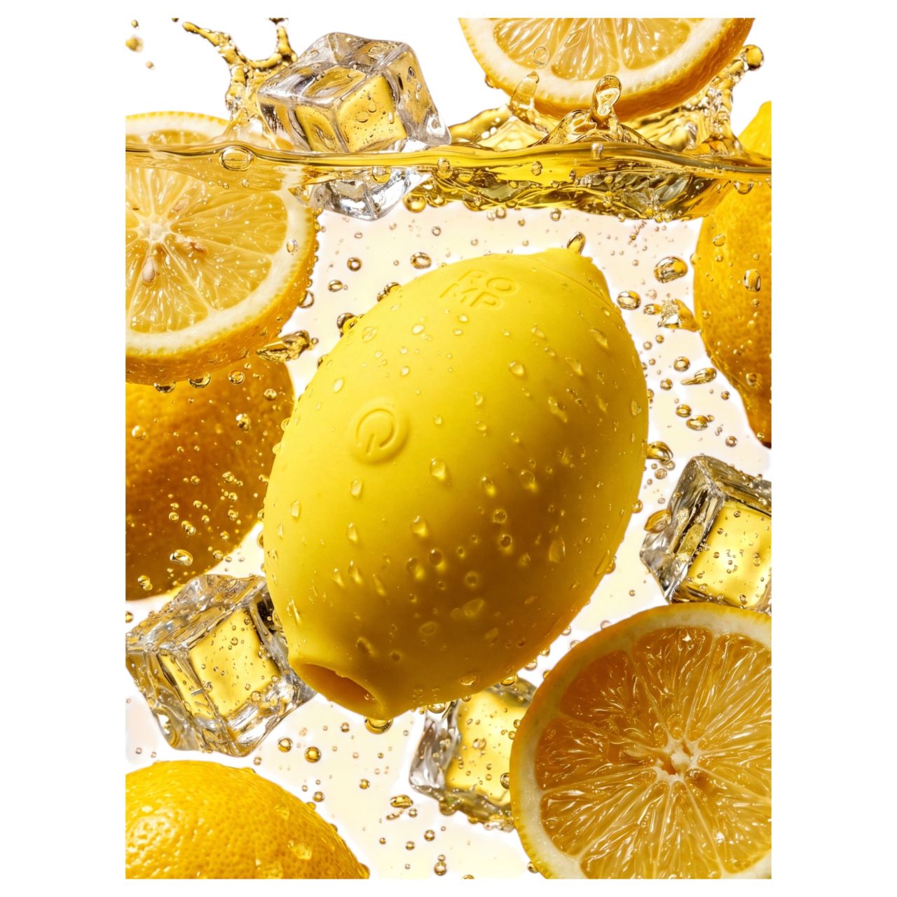 Romp Lemon Crush - citrom léghullámos csiklóizgató (sárga)