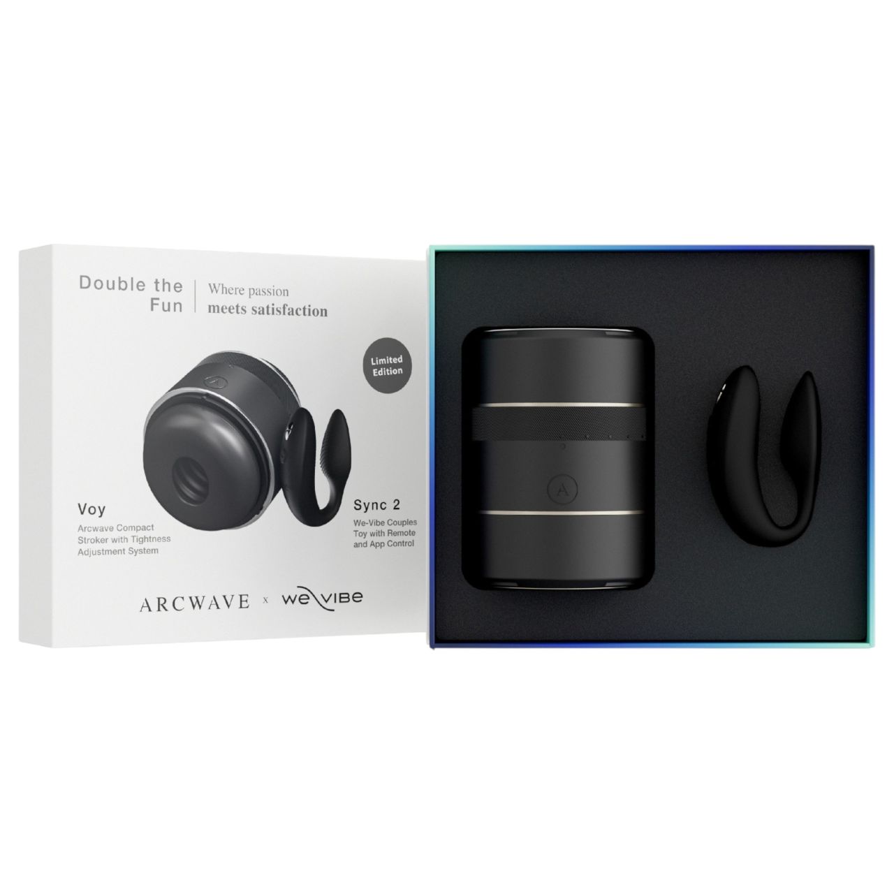 Arcwave Voy és We-Vibe Sync 2 - Double the Fun szett (fekete)