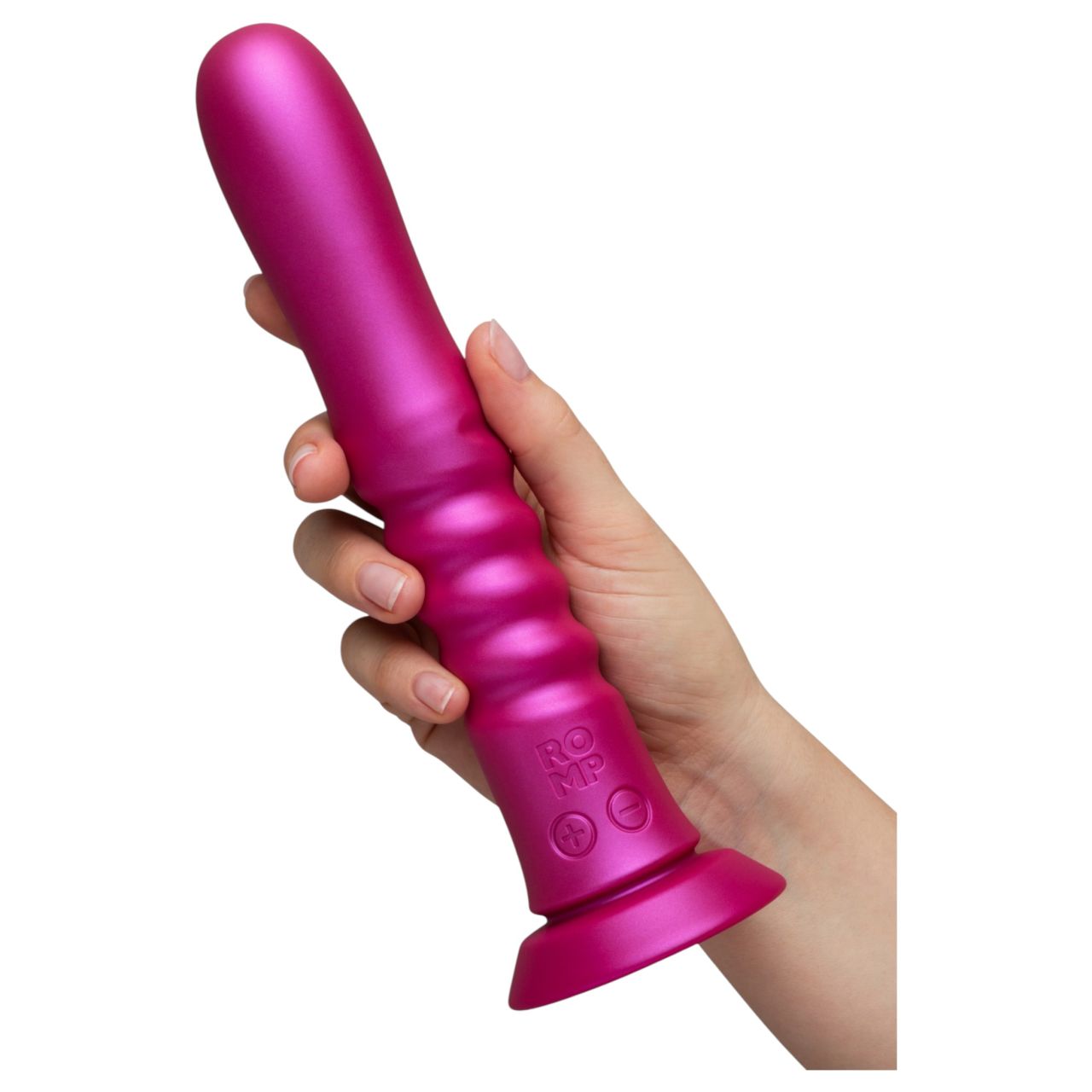 ROMP Jiggle - lökő vibrátor tapadókoronggal (rózsaszín) ROMP Jiggle - lökő vibrátor tapadókoronggal (rózsaszín)