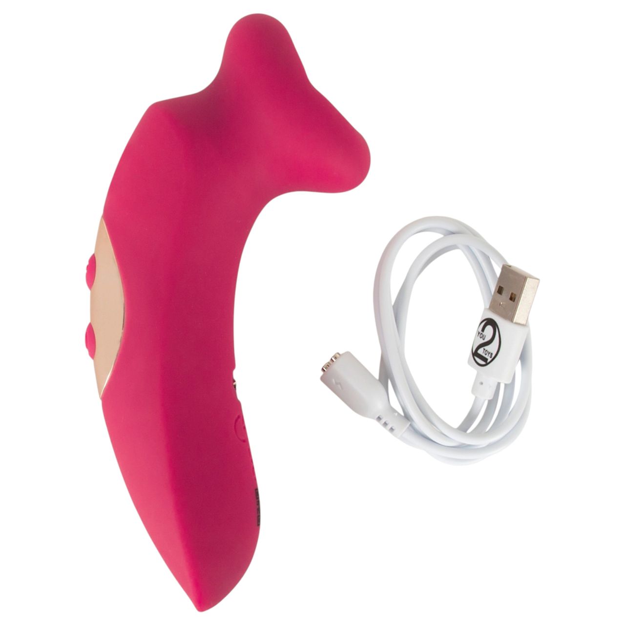 You2Toys Oral Fun - szívó és nyelves csiklóizgató (rózsaszín)