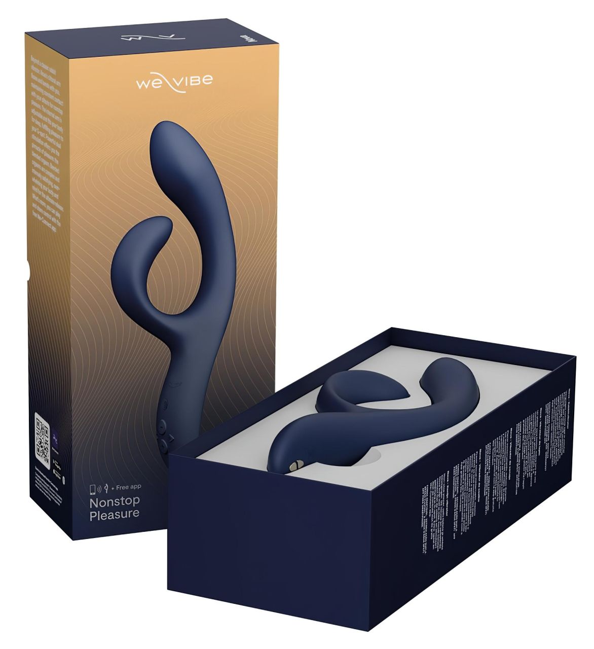 We-Vibe Nova 2 - App-vezérelt flexibilis csiklókaros vibrátor (kék)