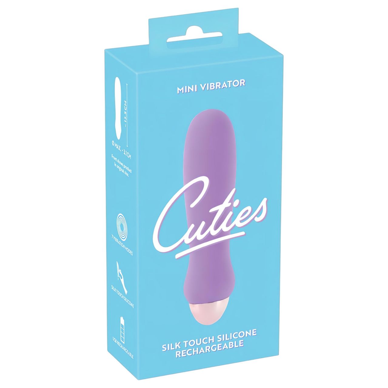 You2Toys - Cuties Mini Purple - akkus, szilikon rúdvibrátor (lila)