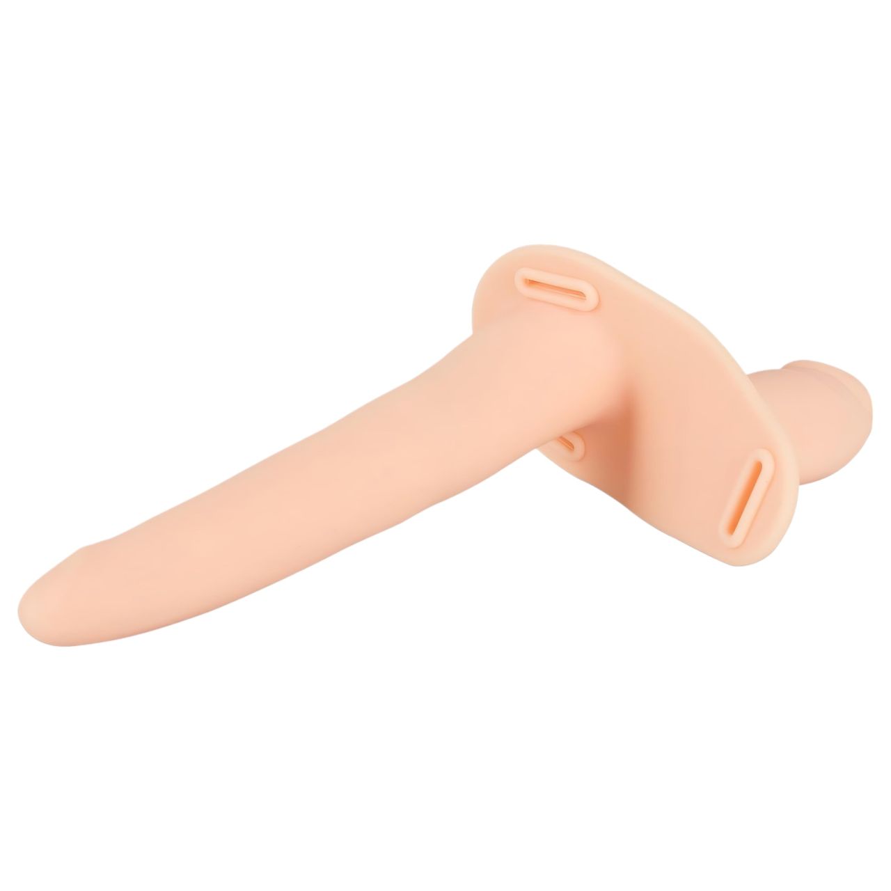 You2Toys - Strap-On - felcsatolható dupla vibrátor (testszínű) You2Toys - Strap-On - felcsatolható dupla vibrátor (testszínű)