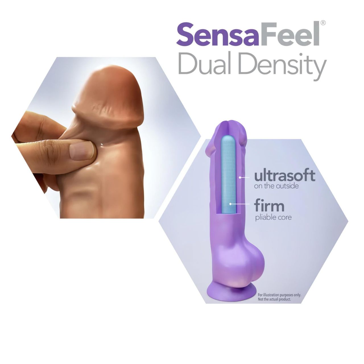 Blush Chub - élethű, tapadótalpas dildó - 18 cm (testszínű)