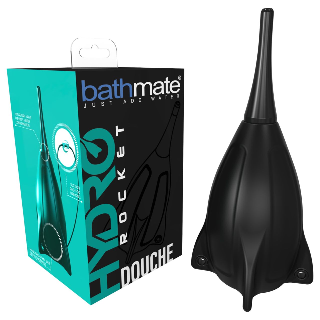 Bathmate Hydro Rocket - análzuhany, intim higiéniai eszköz (fekete)