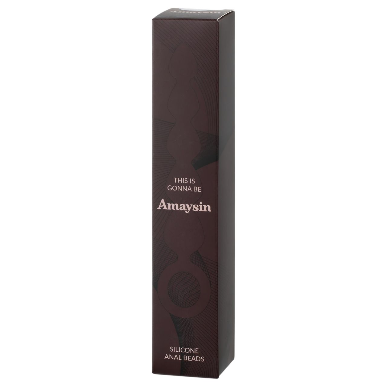 Amaysin - szilikon análgyöngysor (fekete)