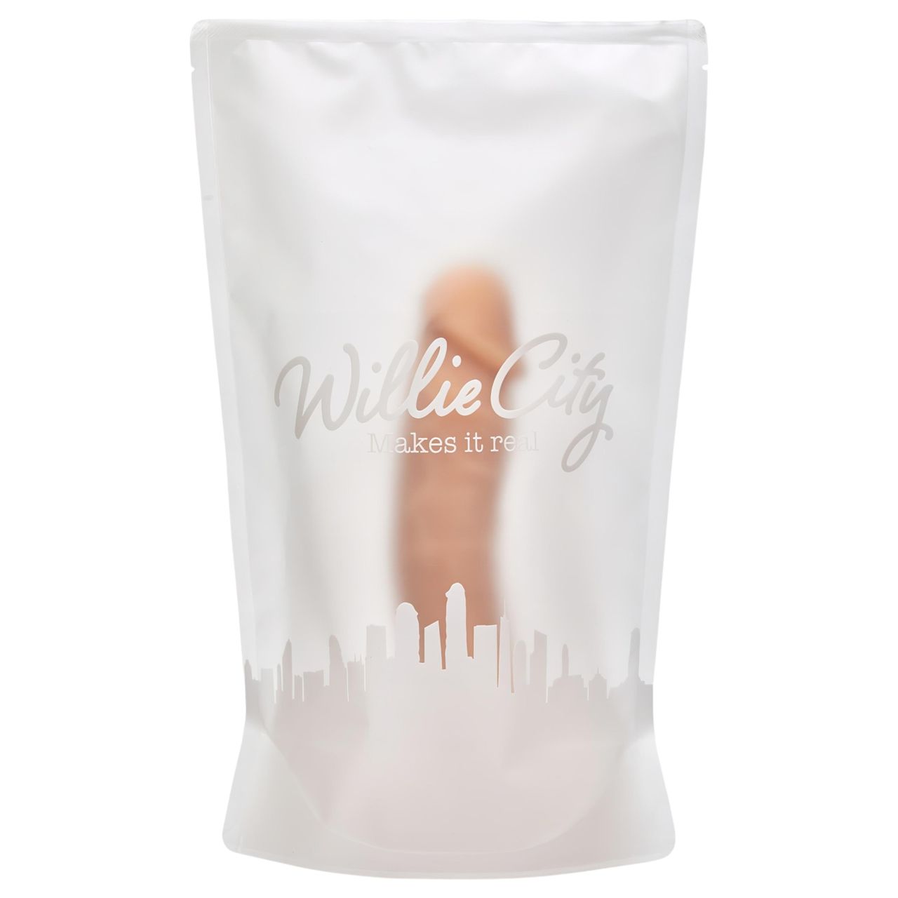 Willie City Luxe - élethű szilikon dildó (testszínű) - 23 cm