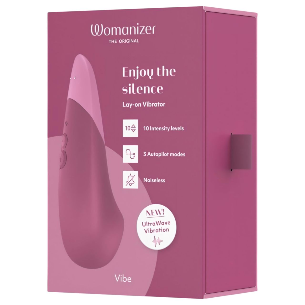 Womanizer Vibe - csikló vibrátor, csiklóizgató (pink)