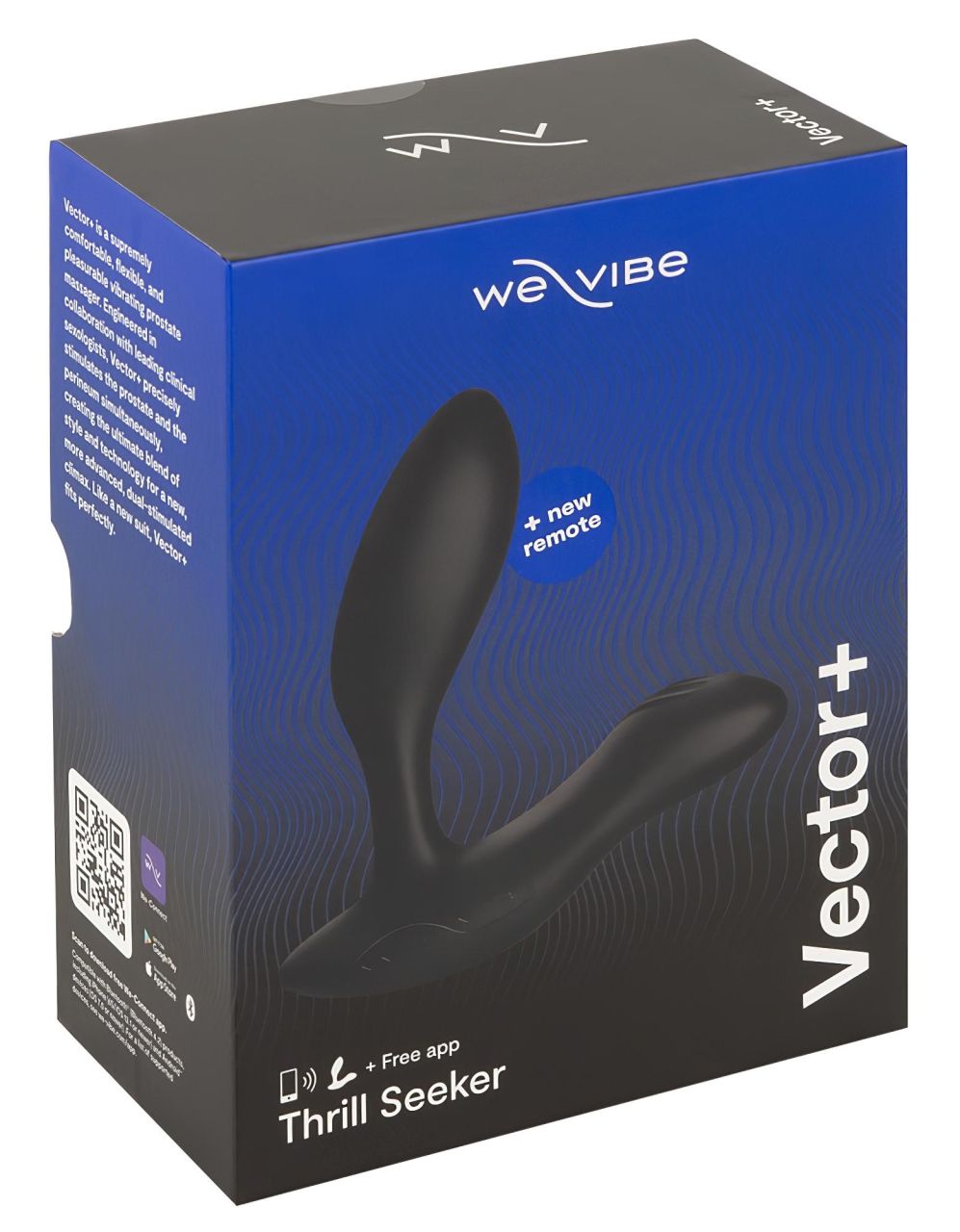 We-Vibe Vector+ - App-vezérelt análvibrátor (fekete) We-Vibe Vector+ - App-vezérelt análvibrátor (fekete)