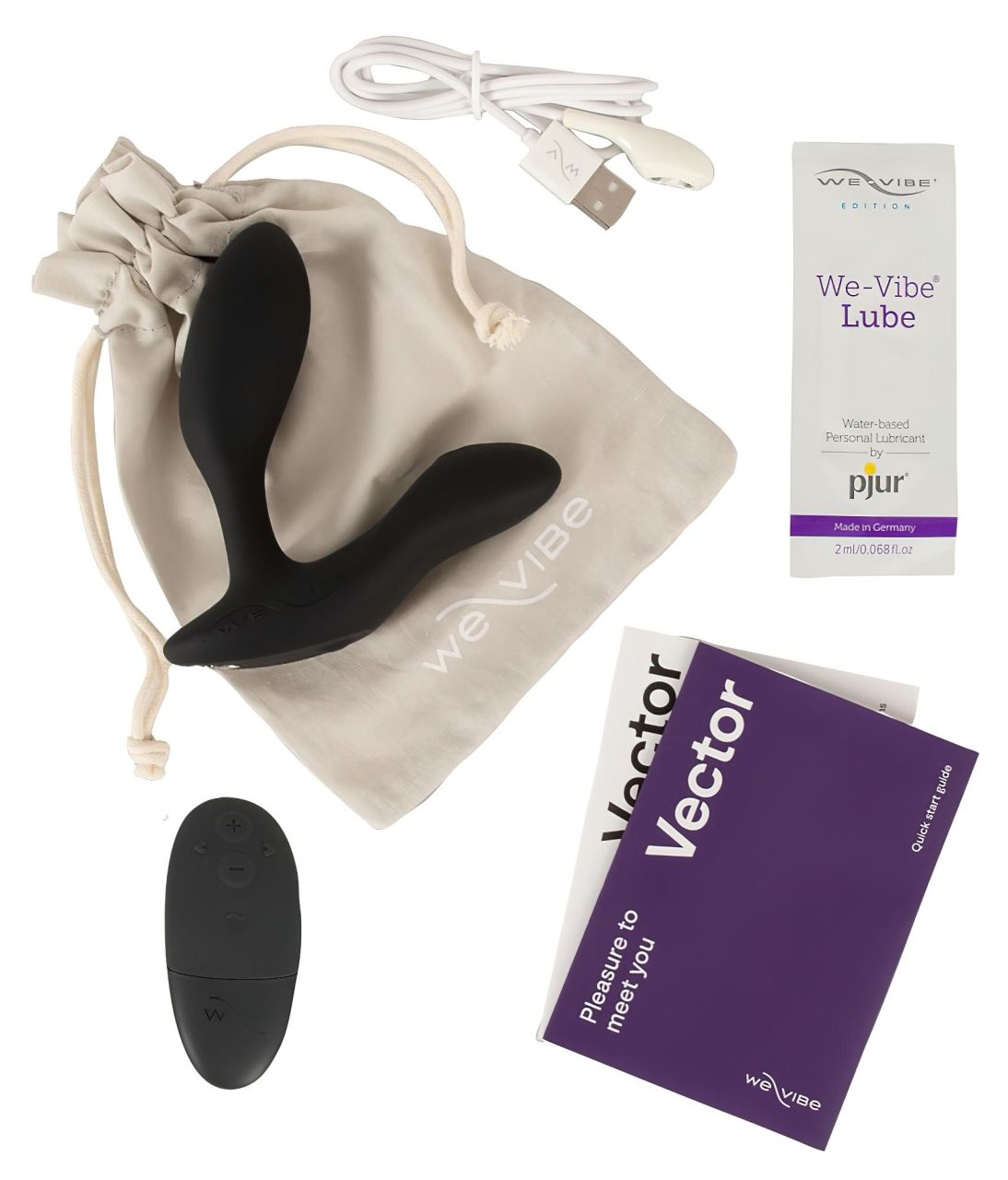 We-Vibe Vector+ - App-vezérelt análvibrátor (fekete) We-Vibe Vector+ - App-vezérelt análvibrátor (fekete)