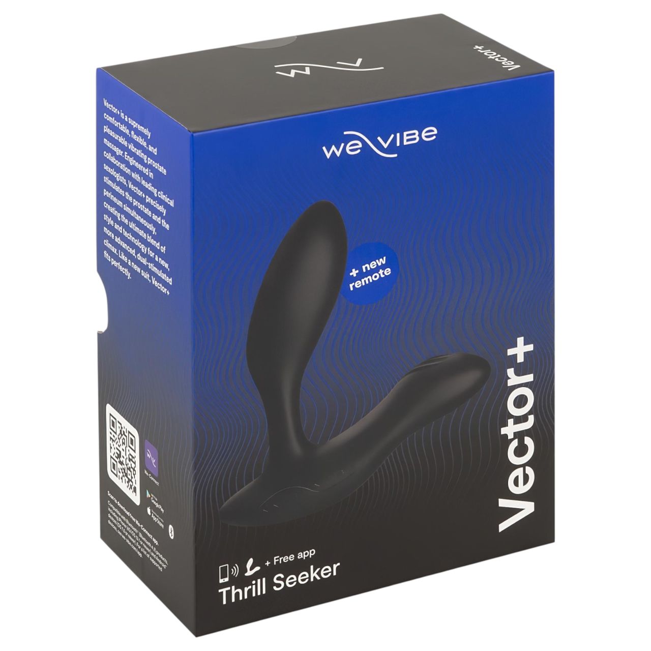 We-Vibe Vector+ - App-vezérelt análvibrátor (fekete) We-Vibe Vector+ - App-vezérelt análvibrátor (fekete)