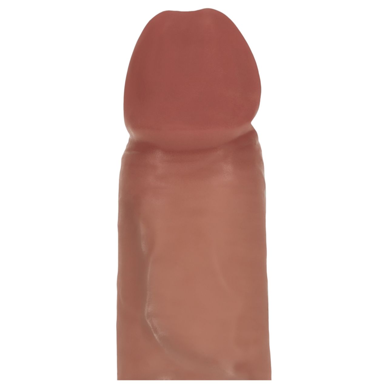 RealRock - dupla sűrűségű élethű dildó (napbarnított) - 18,5 cm