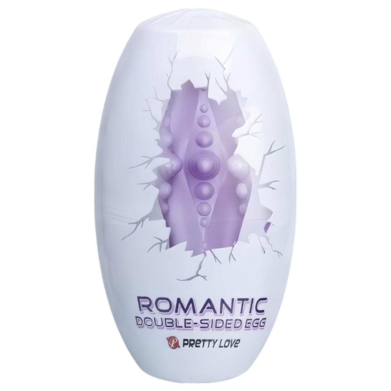 / Pretty Love Romantic - maszturbátor tojás - 1 db (lila) / Pretty Love Romantic - maszturbátor tojás - 1 db (lila)