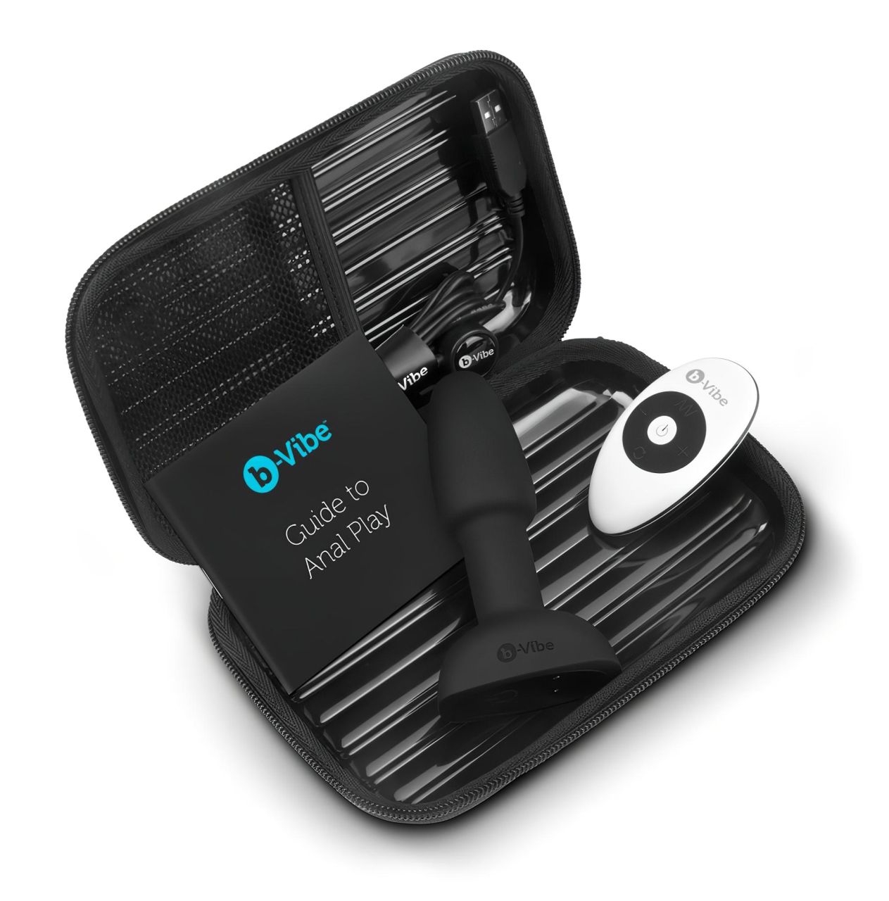 b-Vibe Rimming - forgó gyöngyös anál vibrátor (fekete) b-Vibe Rimming - forgó gyöngyös anál vibrátor (fekete)