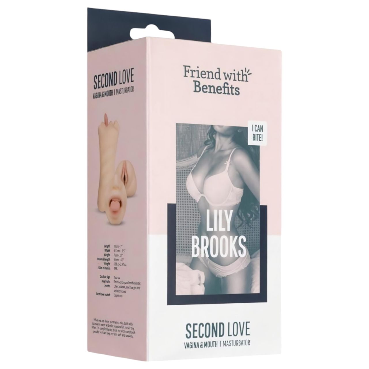 FWB - Lily Brooks 2in1 műszáj és műpunci maszturbátor (testszínű) FWB - Lily Brooks 2in1 műszáj és műpunci maszturbátor (testszínű)