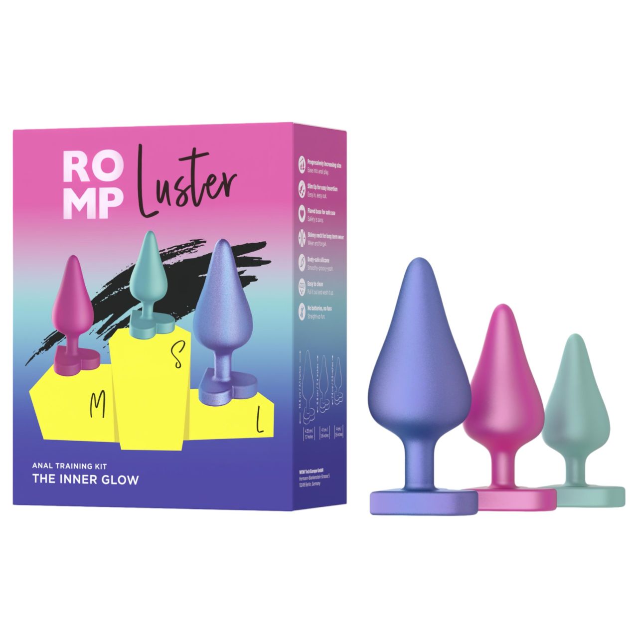 ROMP Luster - anál tréning szett (3 db) ROMP Luster - anál tréning szett (3 db)