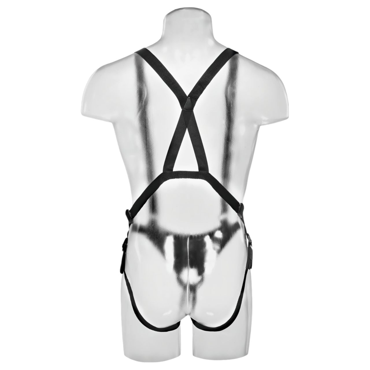 King Cock Strap-on 11 - üreges, felcsatolható dildó hámmal (28 cm)