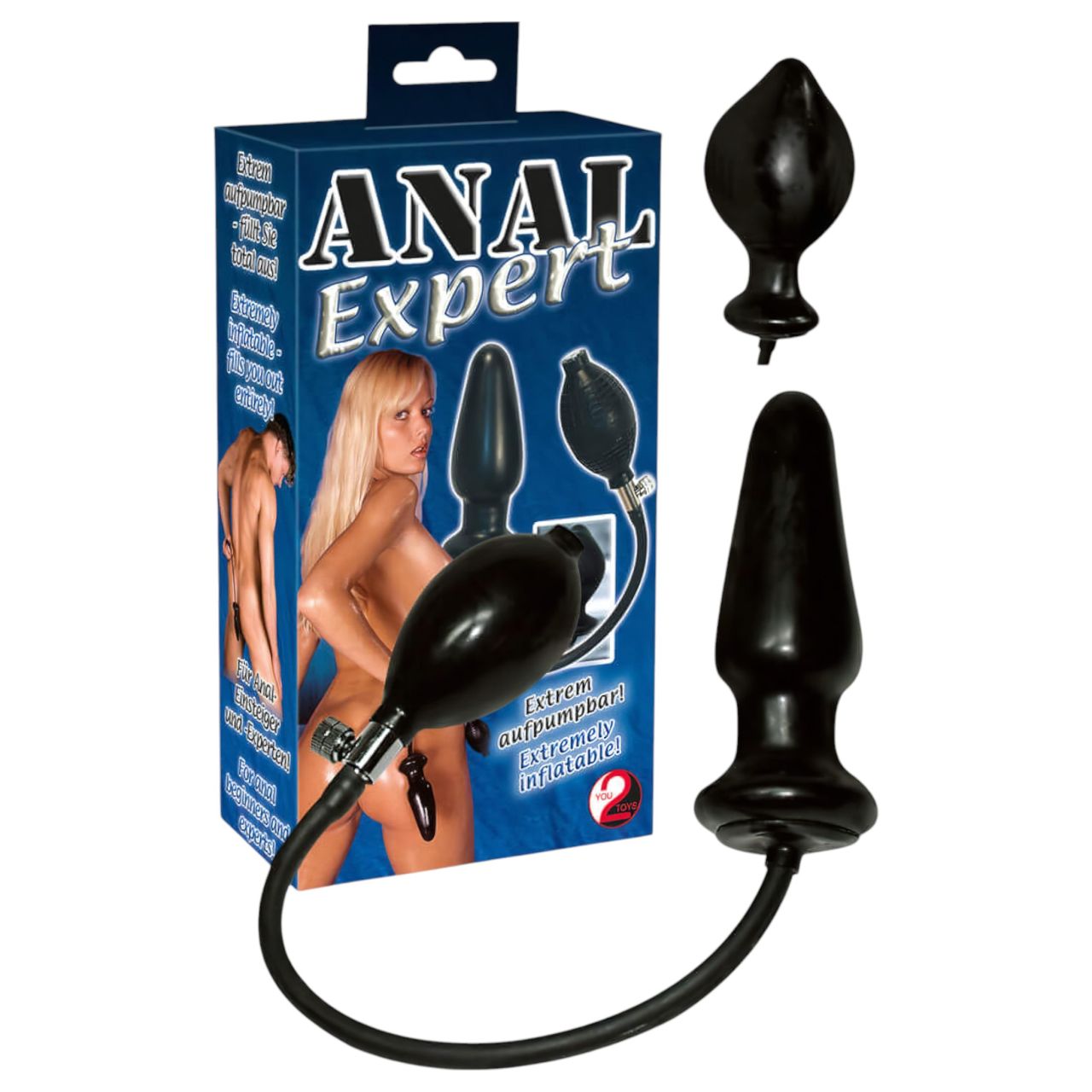 You2Toys Anál Expert - felfújható anál tágító dildó haladóknak You2Toys Anál Expert - felfújható anál tágító dildó haladóknak