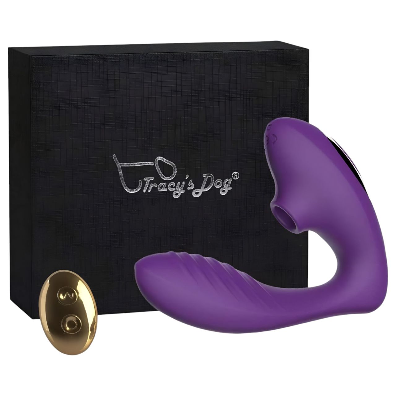 Tracy's Dog 2 - léghullámos 2in1 vibrátor (lila) Tracy's Dog 2 - léghullámos 2in1 vibrátor (lila)