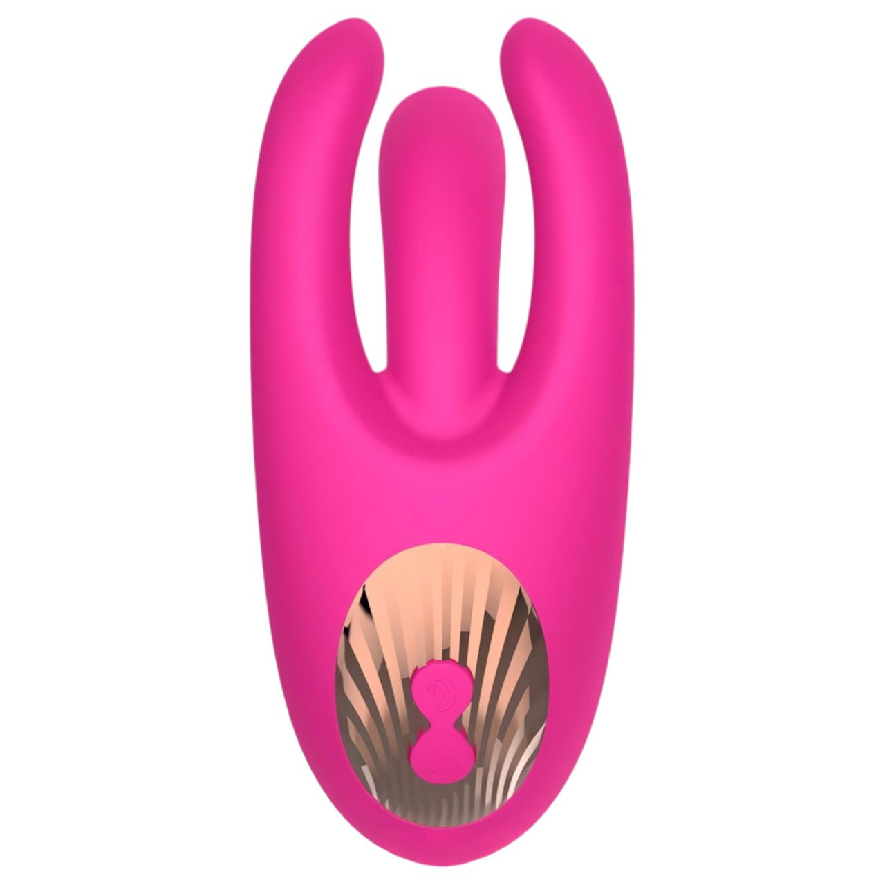 Mroow - akkus, 3 ágú csiklóizgató vibrátor (pink)