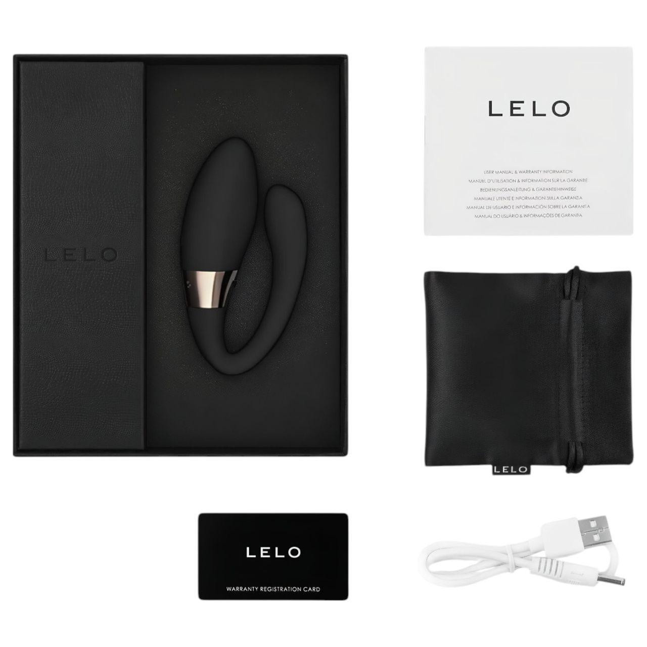 LELO Tiani Harmony - App-vezérelt párvibrátor (fekete)