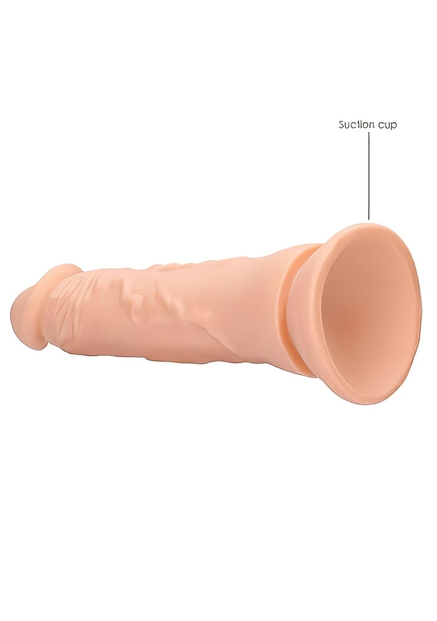 RealRock Dong 7 - élethű dildó (17 cm, testszínű) RealRock Dong 7 - élethű dildó (17 cm, testszínű)