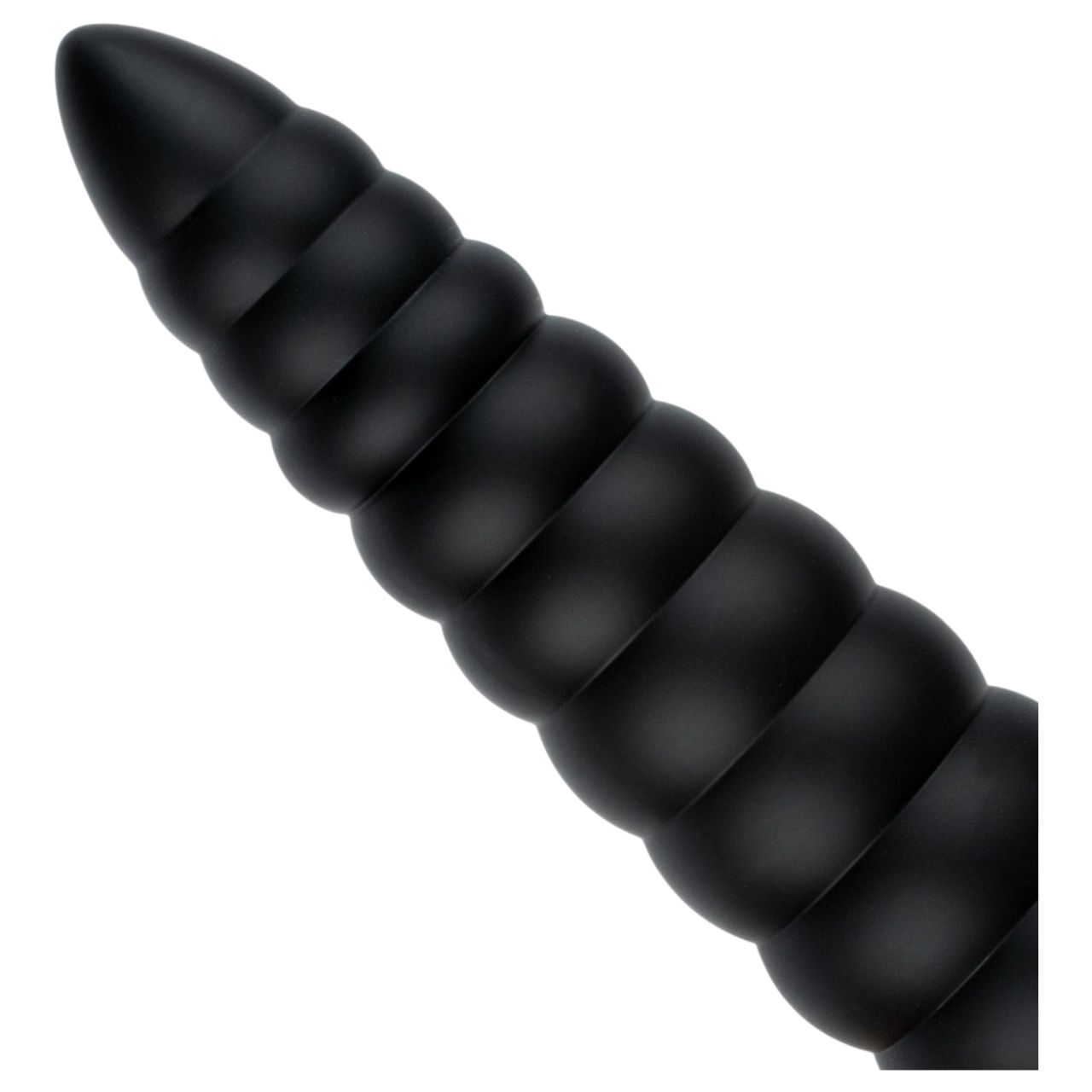 BUTTR Caterpiller - óriás anál plug (fekete) - 29 cm