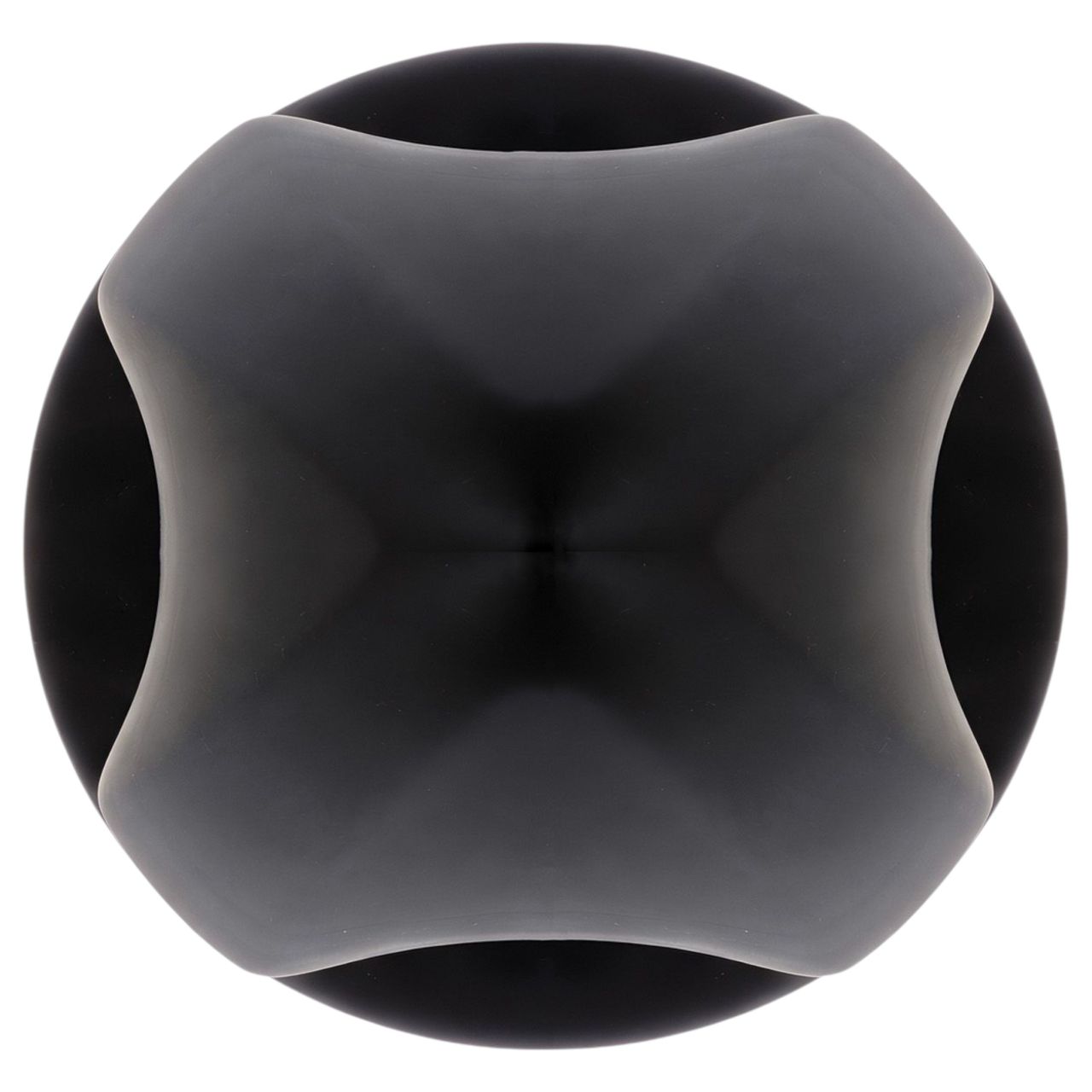 BUTTR Huge Explosive II - óriás anál plug (fekete) - 29 cm