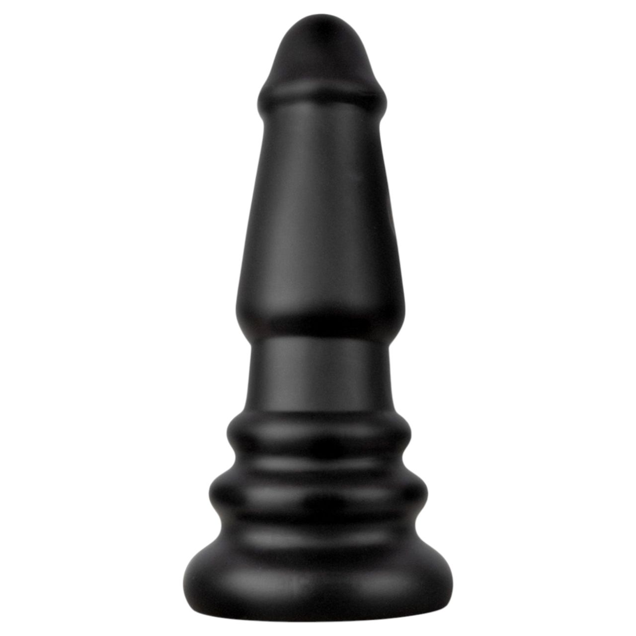 BUTTR Tactical II - óriás anál plug (fekete) - 26 cm