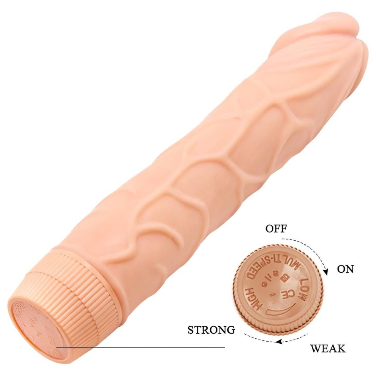 Baile Barbara - élethű vibrátor - 22,5 cm (testszínű) Baile Barbara - élethű vibrátor - 22,5 cm (testszínű)