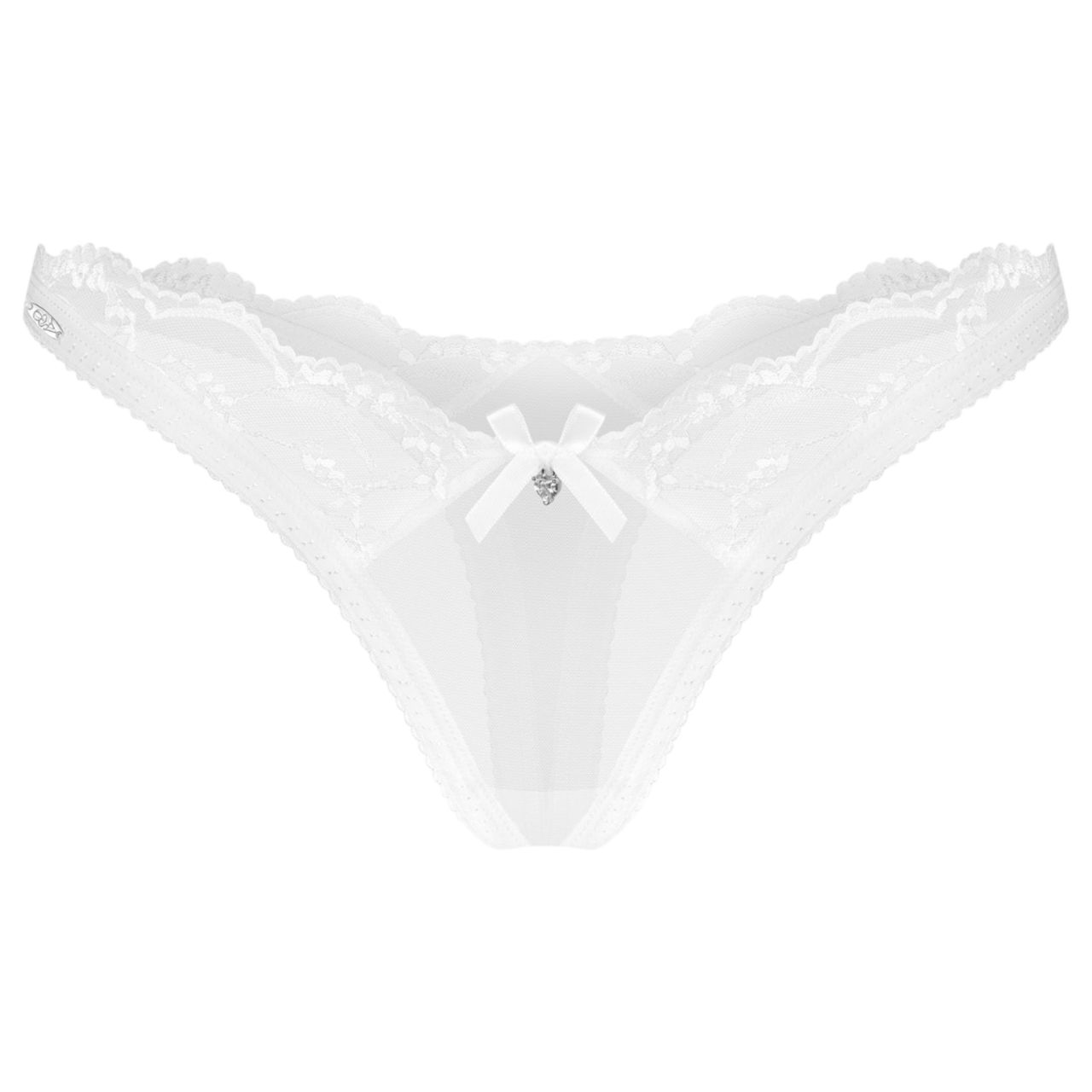 Obsessive Weddya - csipkés tanga (fehér)
