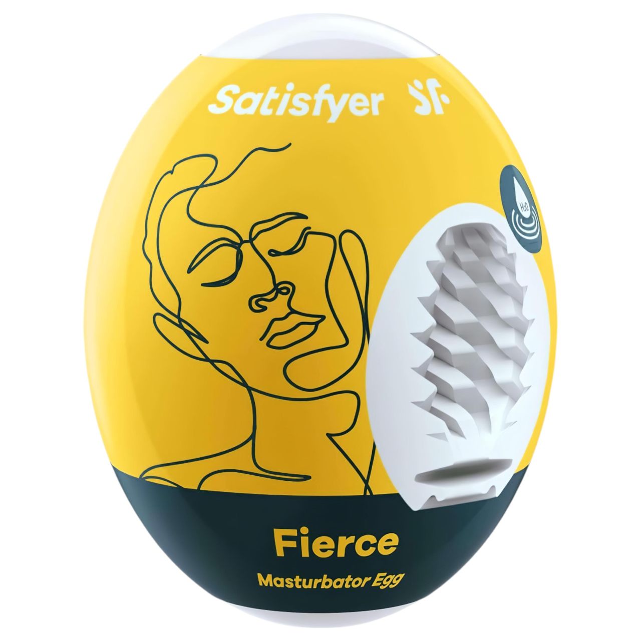Satisfyer Egg Fierce - tojás maszturbátor férfiaknak (1 db)